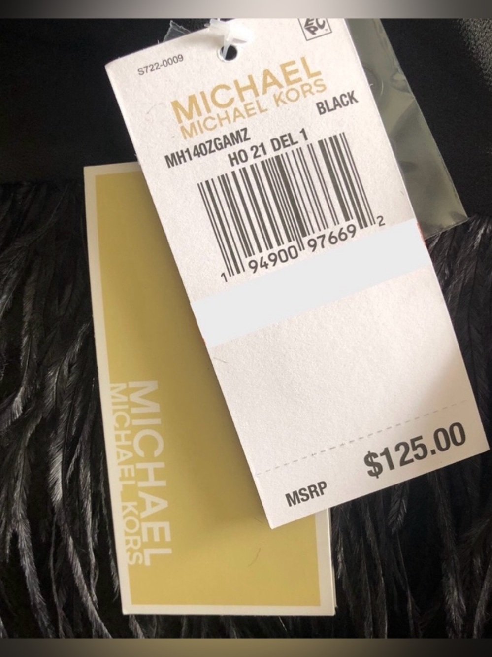 MK Michael Kors Blouse with Ostrich Feathers New With Tags - Picture 4 of 6